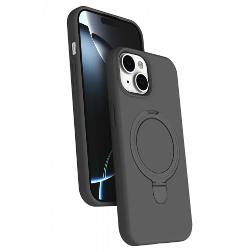 BFS  Apple iPhone 15 Plus Regal Magsafe Standlı Kapak - Titan Gri