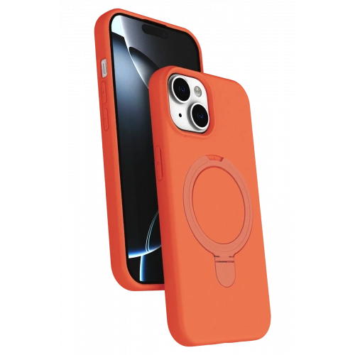 BFS  Apple iPhone 15 Plus Regal Magsafe Standlı Kapak - Turuncu