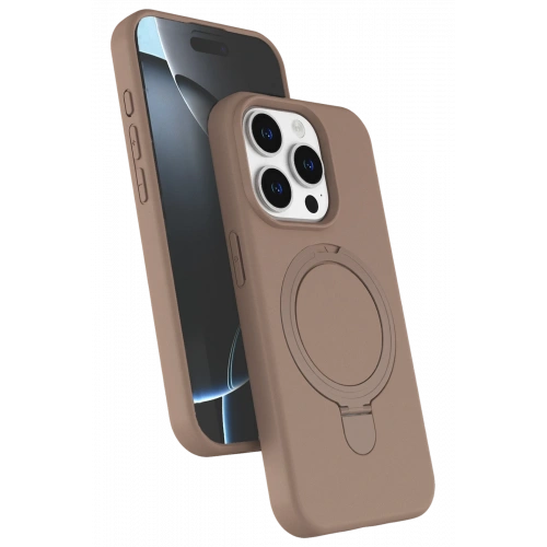 BFS  Apple iPhone 15 Pro Max Regal Magsafe Standlı Kapak - Çöl Titanyum