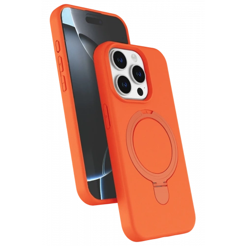BFS  Apple iPhone 15 Pro Max Regal Magsafe Standlı Kapak - Turuncu