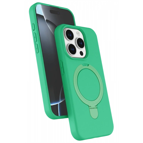 BFS  Apple iPhone 15 Pro Max Regal Magsafe Standlı Kapak - Yeşil