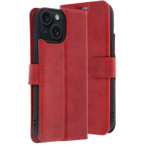 BFS  Apple iPhone 15 Trend S Plus Kapaklı Kılıf - Kırmızı