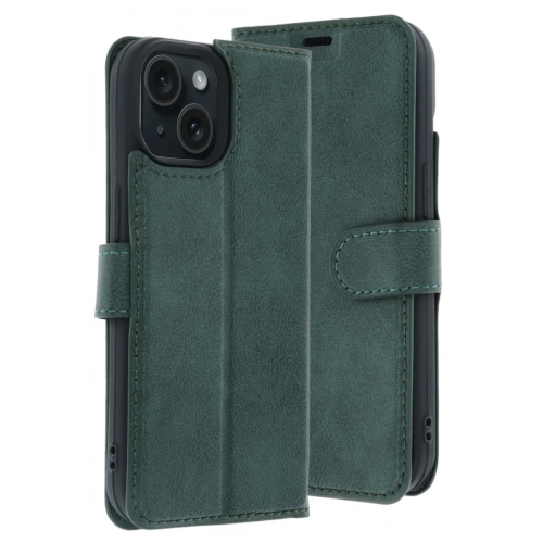 BFS  Apple iPhone 15 Trend S Plus Kapaklı Kılıf - Yeşil