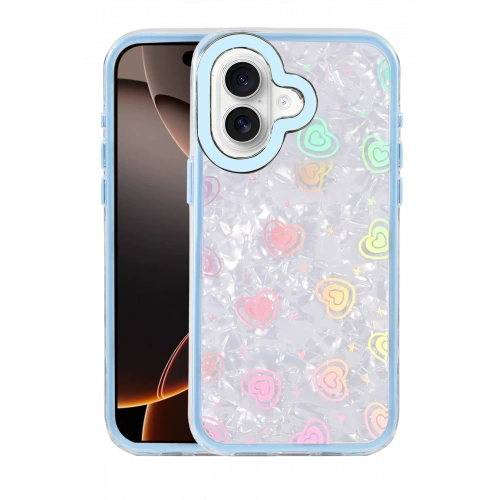 BFS  Apple iPhone 16 Lumi Desenli Kapak - Mavi