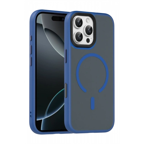 BFS  Apple iPhone 16 Pro Max Megane Magsafe Kapak - Lacivert