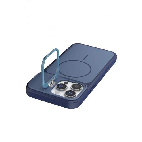 BFS  Apple iPhone 16 Pro Max Pale Magsafe Standlı Kapak- Mavi