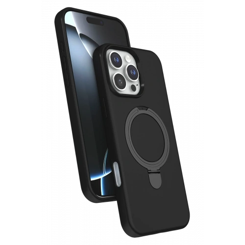 BFS  Apple iPhone 16 Pro Max Regal Magsafe Standlı Kapak - Siyah