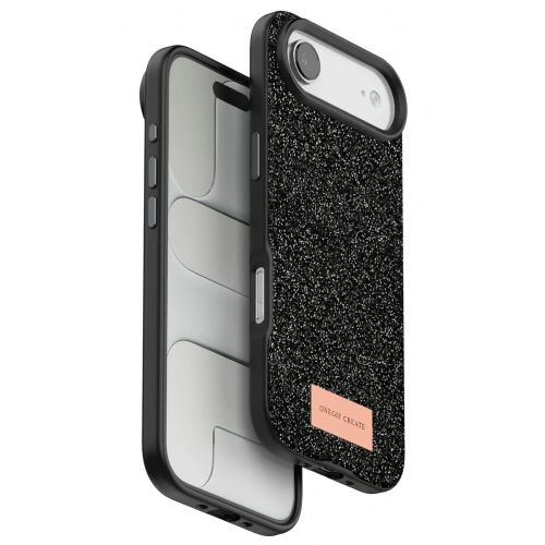 BFS  Apple iPhone 17 Air Bright Simli Kapak - Siyah