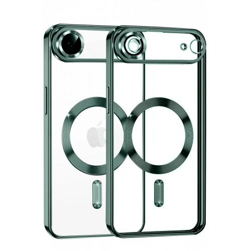 BFS  Apple iPhone 17 Air Kross Magneticsafe Kapak - Koyu Yeşil