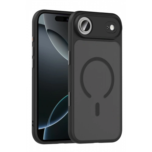 BFS  Apple iPhone 17 Air Megane Magsafe Kapak - Siyah