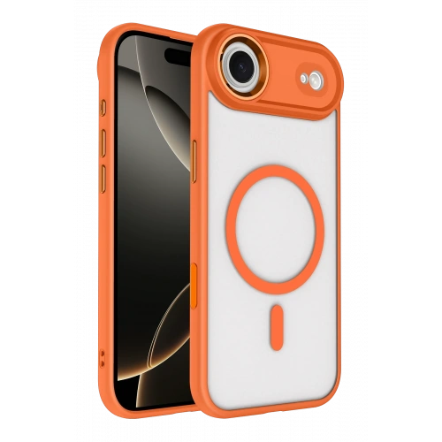 BFS  Apple iPhone 17 Air Terea Magsafe Kapak - Turuncu