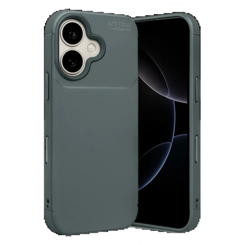 BFS Apple iPhone 17 Auto Focus Karbon Kapak - Gri
