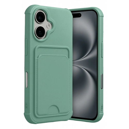 BFS  Apple iPhone 17 Kelvin Kartvizitli Silikon - Açık Yeşil