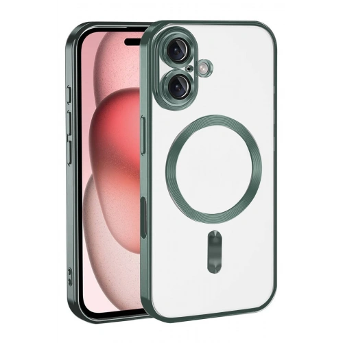 BFS  Apple iPhone 17 Kross Magneticsafe Kapak - Koyu Yeşil