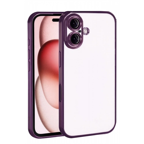 BFS  Apple iPhone 17  Lensli Silikon - Açık Mor