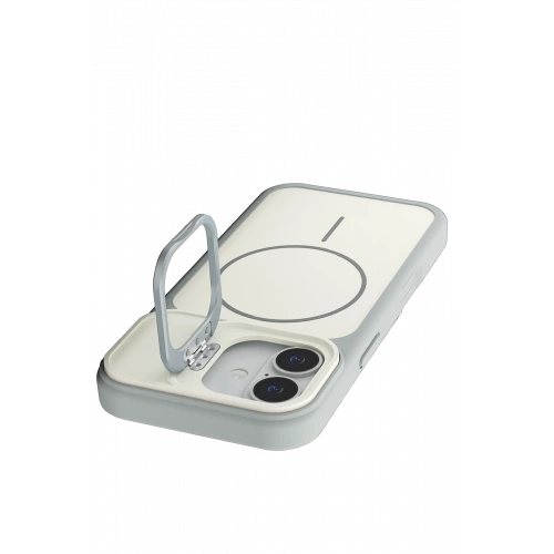 BFS  Apple iPhone 17 Pale Magsafe Standlı Kapak - Beyaz