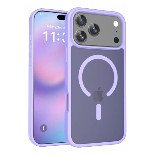 BFS  Apple iPhone 17 Pro Jota Magsafe Kapak - Lila