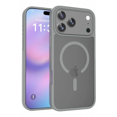 BFS  Apple iPhone 17 Pro Jota Magsafe Kapak - Titan Gri
