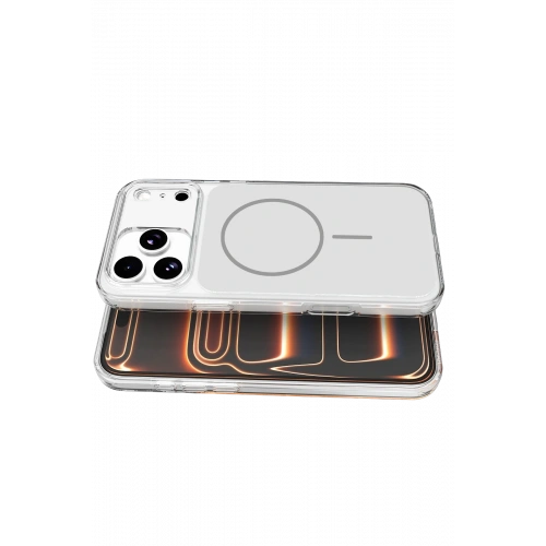 BFS  Apple iPhone 17 Pro Max Bruma Magsafe Kapak - Gümüş