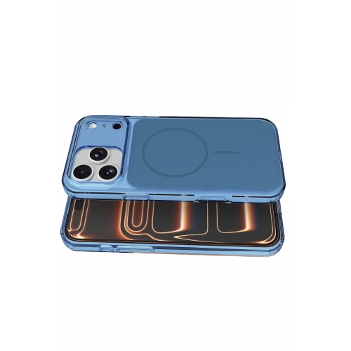 BFS  Apple iPhone 17 Pro Max Bruma Magsafe Kapak - Mavi