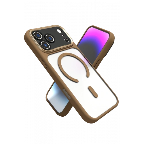 BFS  Apple iPhone 17 Pro Max Hazar Magsafe Kapak - Gold