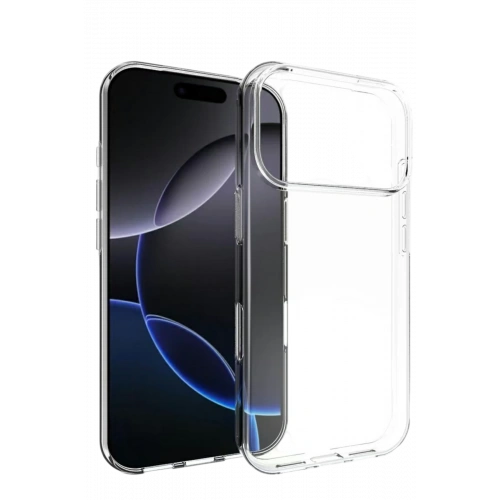 BFS  Apple iPhone 17 Pro Max Lüx Şeffaf Silikon - Şeffaf