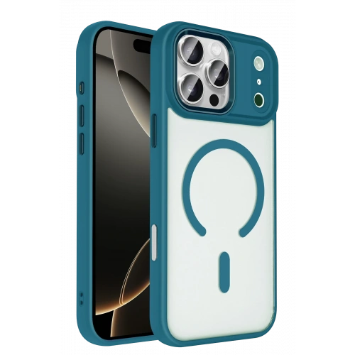 BFS  Apple iPhone 17 Pro Max Terea Magsafe Kapak - Açık Mavi