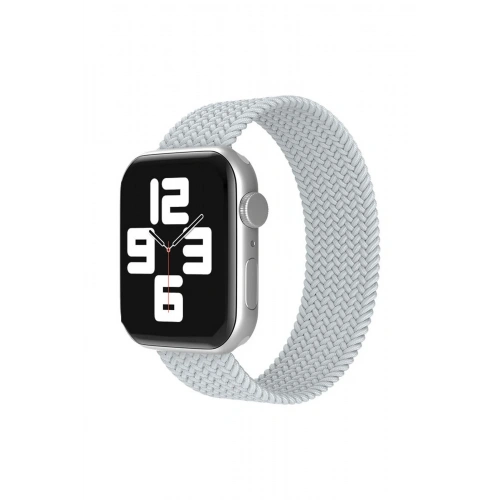 BFS  Apple Watch 38mm Ayarlı Solo Silikon Kordon - Beyaz