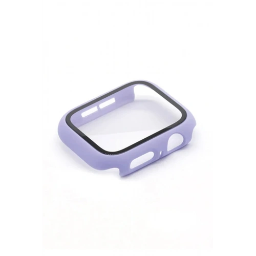 BFS  Apple Watch 38mm Camlı Kasa Ekran Koruyucu - Lila