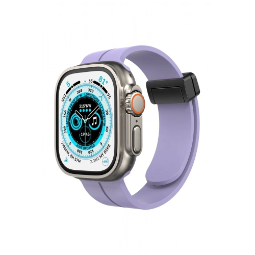 BFS  Apple Watch 38mm KR412 Elegance Stylısh Kordon - Lila
