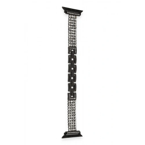 BFS  Apple Watch 38mm Live Taşlı Kordon - Siyah