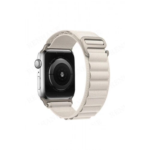 BFS  Apple Watch 38mm Mountain Kordon - Beyaz