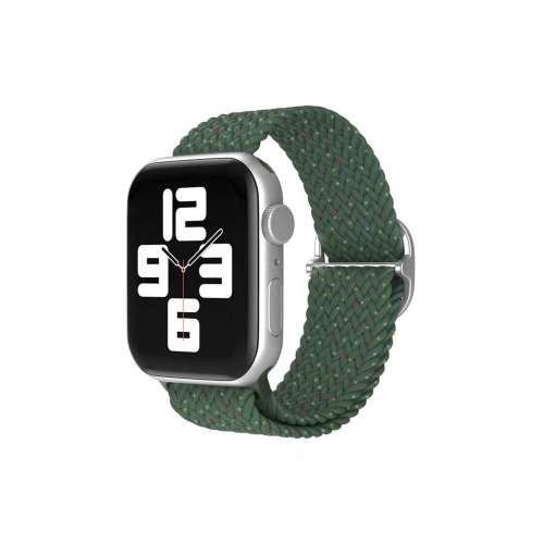 BFS  Apple Watch 38mm Star Kordon - Benekli Koyu Yeşil