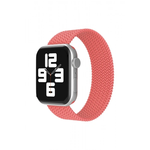 BFS  Apple Watch 42mm Ayarlı Solo Silikon Kordon - Pembe