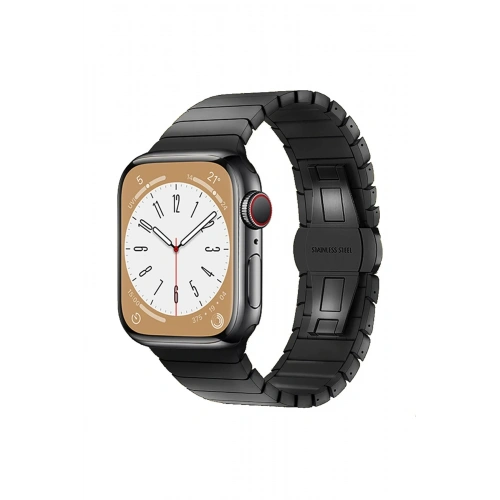 BFS  Apple Watch 42mm KR416 Huks Kordon - Siyah