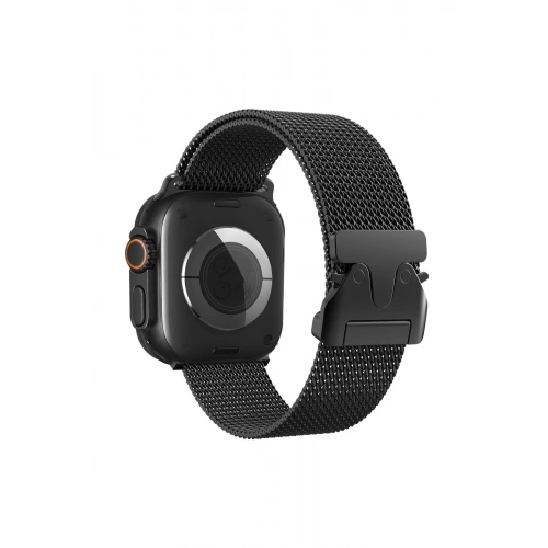 BFS  Apple Watch 42mm Milano Metal Kordon - Siyah