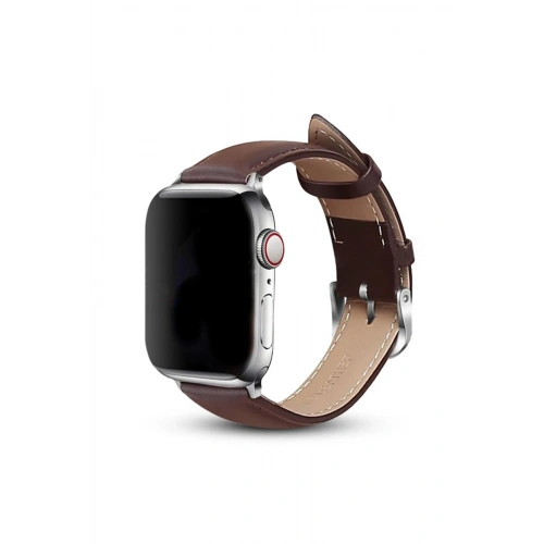 BFS  Apple Watch 42mm NL26 Deri Kordon - Kahverengi