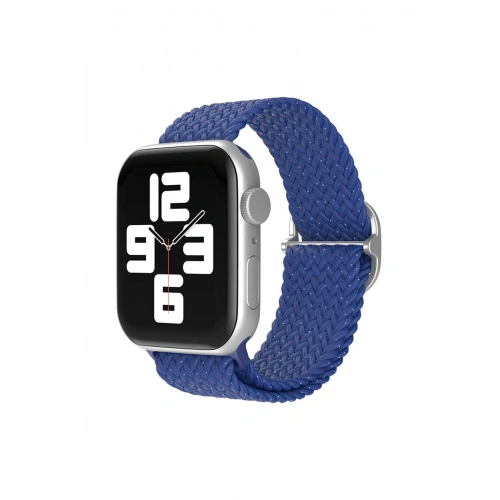 BFS  Apple Watch 42mm Star Kordon - Benekli Mavi
