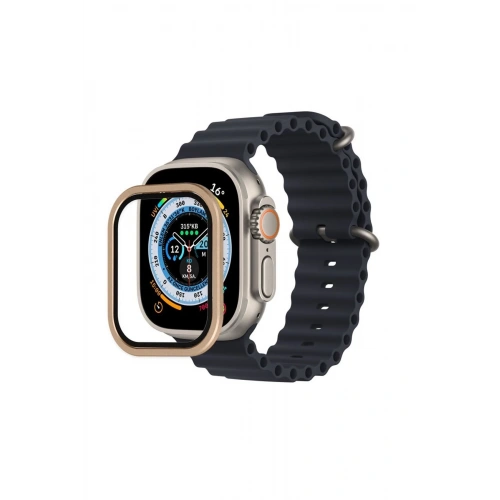 BFS  Apple Watch Ultra 49mm Alüminyum Kasa Cam Ekran Koruyucu - Yıldız Işığı