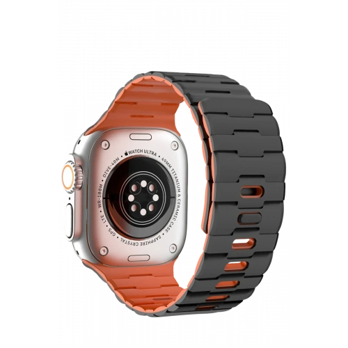 BFS  Apple Watch Ultra 49mm Wowen Kordon - Siyah-Turuncu