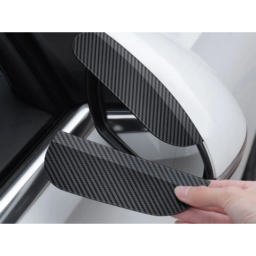 BFS  Araba Ayna Yağmur Koruyucu Siper Karbon Desenli