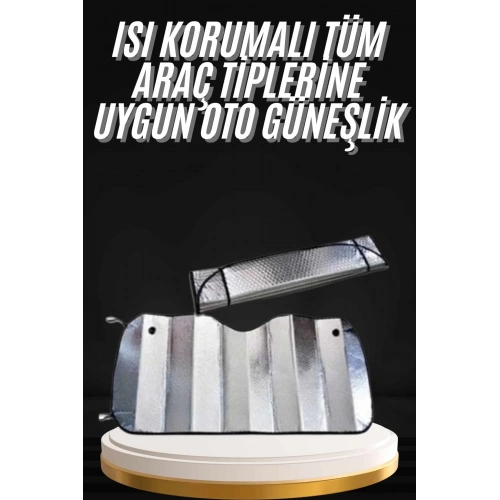 BFS Araç Güneşlik Koruyucu Cam Güneşliği Otomobil Güneşlikleri Katlanabilir