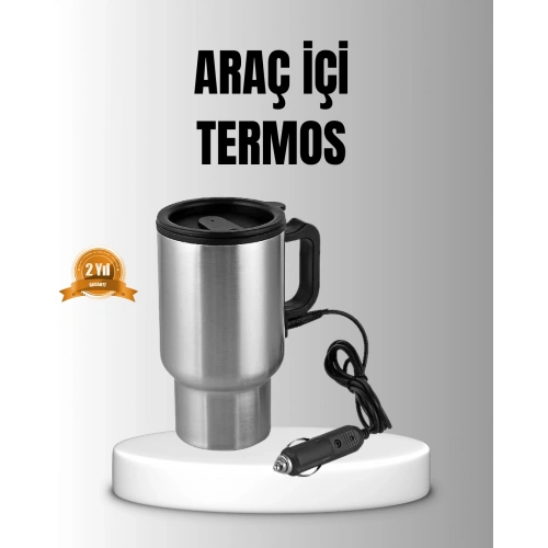 BFS Araç İçi Su Isıtıcı Termos Kupa 12 Watt Enerji Tasarruflu