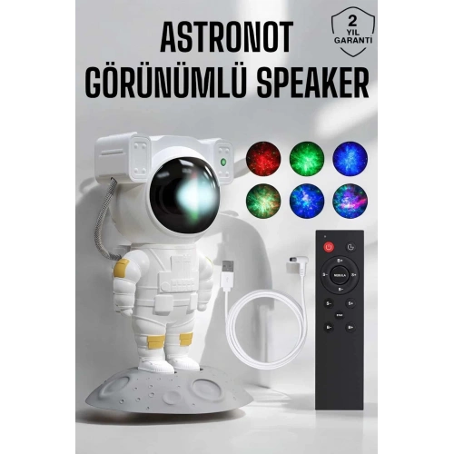 BFS Astronot Görünümlü Projeksiyon Speaker Taşınabilir