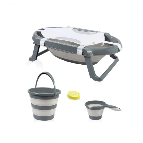 BFS  BabyJem Katlanır Banyo 5Li Küvet Seti 596 Antrasit