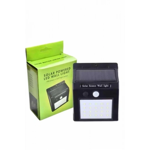 BFS Bahçe Aydınlatma Sensörlü Güneş Enerjili Duvar Lambası 40 Led Işık