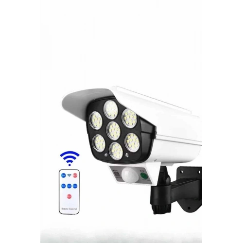 BFS Bahçe Aydınlatması Hareket Sensörlü Led Aydınlatma Kamera Görünümlü