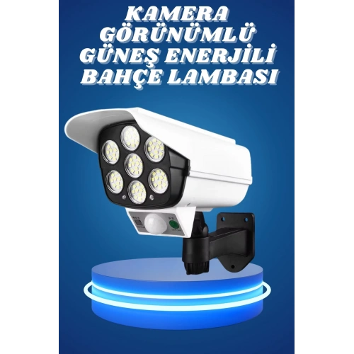 BFS Bahçe Aydınlatması Hareket Sensörlü Led Aydınlatma Kamera Görünümlü