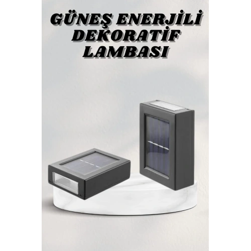 BFS Bahçe Aydınlatması Solar Güneş Enerjili Dekoratik Led Işıklı Lamba