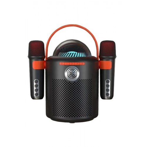 BFS Bluetooth Aile Parti Seti Kablosuz Çift Mikrofon 6 Ses Degıstırme Siyah